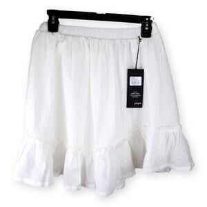 XOXO Wildfox White Carmel Skater Skirt M NWT